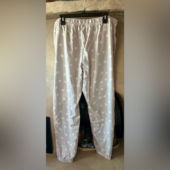 PJ Salvage Cream Polka Dot Pajama Set - Picture 9 of 13